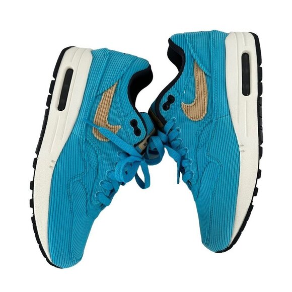 NEW Nike Air Max 1 Premium Baltic Blue Corduroy Sneakers Men\'s Size 6 main image 8